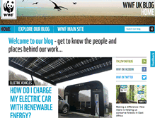 Tablet Screenshot of blogs.wwf.org.uk